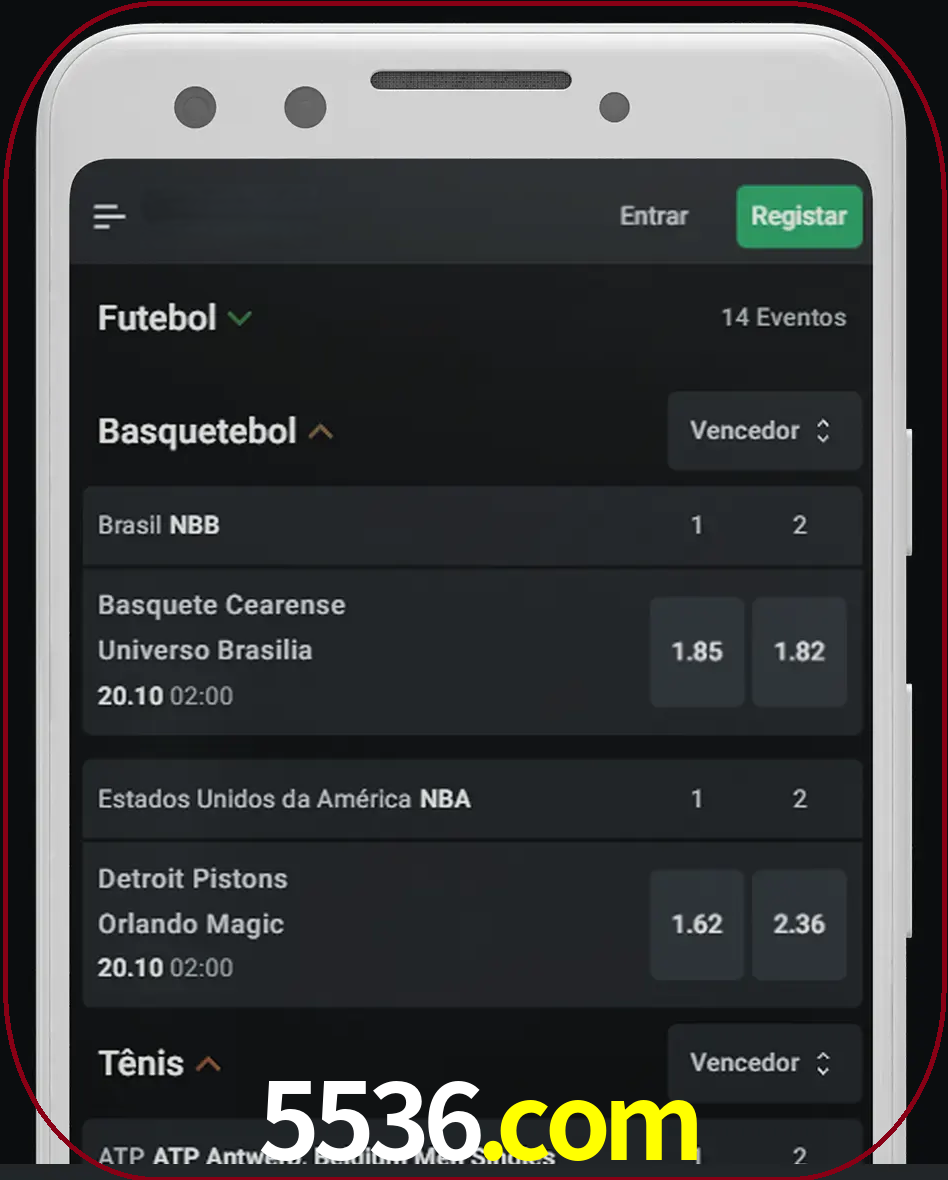 Aposte e assista aos esportes em formato ao vivo.